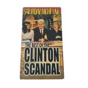 Saturday Night Live The Best Of The Clinton Scandal VHS Video Tape 1999 Comedy